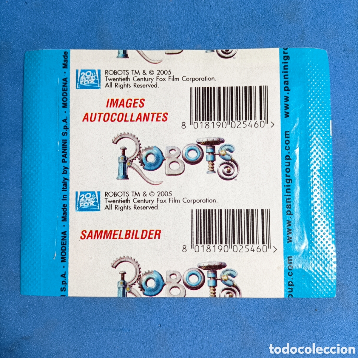 Coleccionismo cromos antiguos: SOBRE VACIO. PANINI. ROBOTS - Foto 2