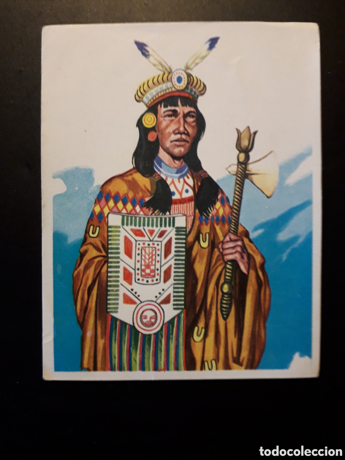 Colecionismo Cromos antigos: LOS INCAS, AM&Eacute;RICA Y SUS HABITANTES ED MAGA 1968 N&deg; 15 SIN PEGAR PEDIDO M&Iacute;NIMO 3&euro;