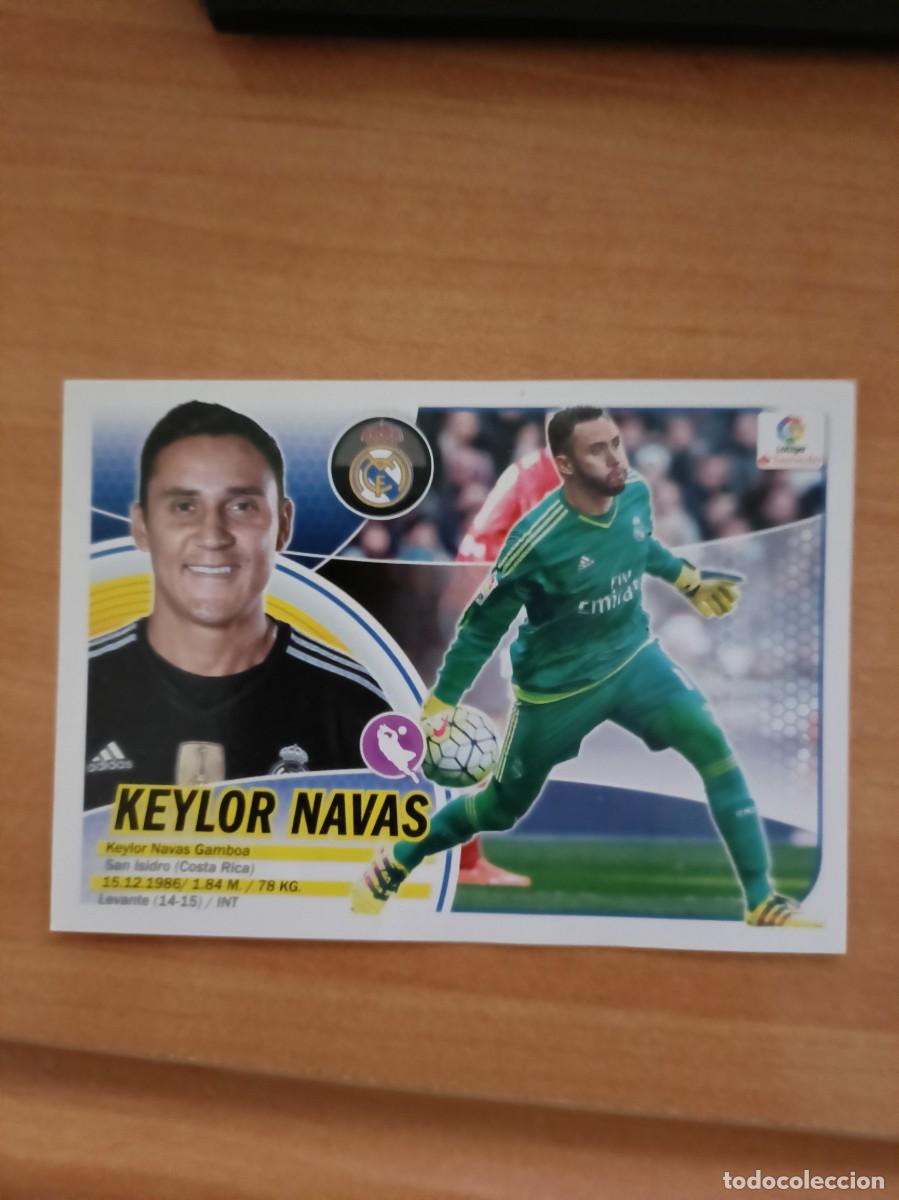 Coleccionismo cromos antiguos: keylor navas liga 2016 17 - Foto 1