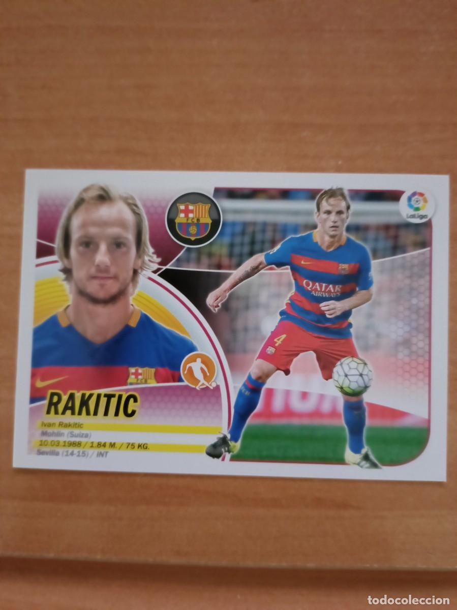 Coleccionismo cromos antiguos: rakitic, liga 2016 17 - Foto 1