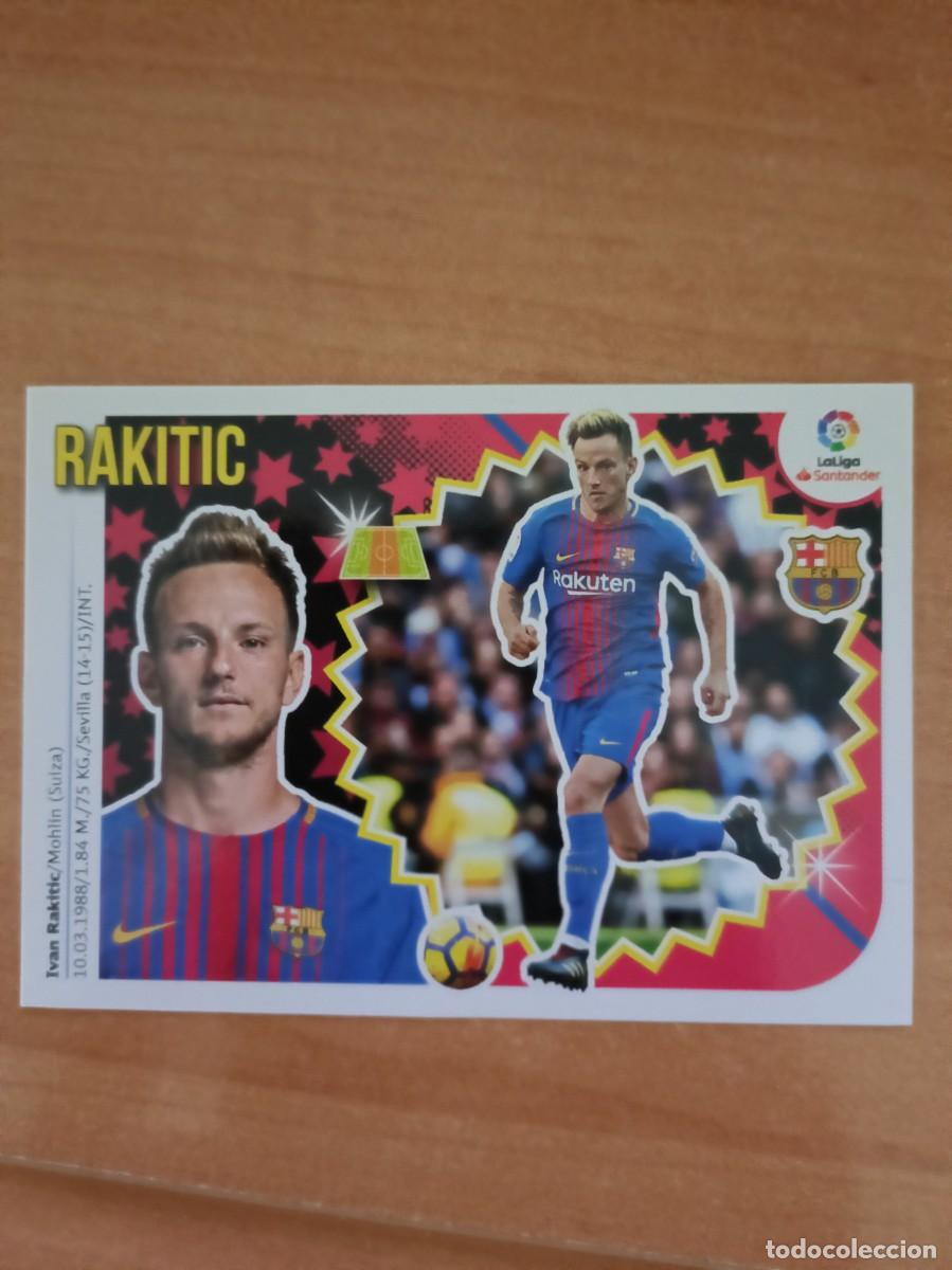 Coleccionismo cromos antiguos: rakitic, liga 2018 19. - Foto 1