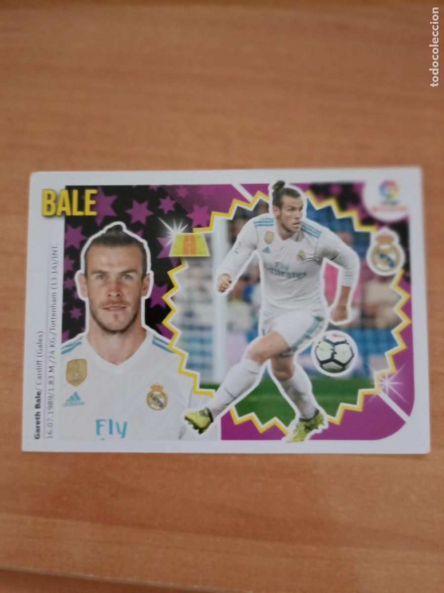 Coleccionismo cromos antiguos: bale, liga 2018 19. cromo - Foto 1