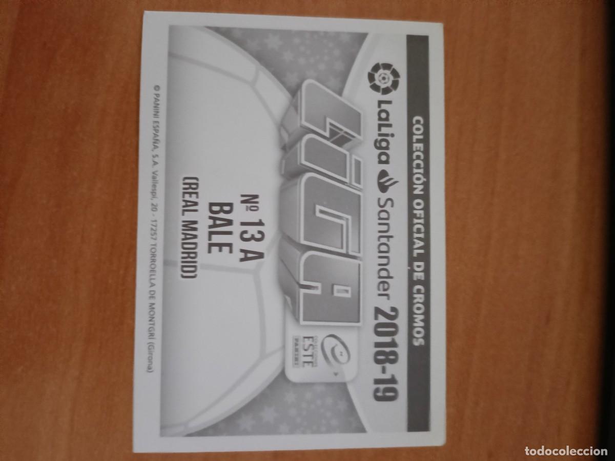 Coleccionismo cromos antiguos: bale, liga 2018 19. cromo - Foto 2