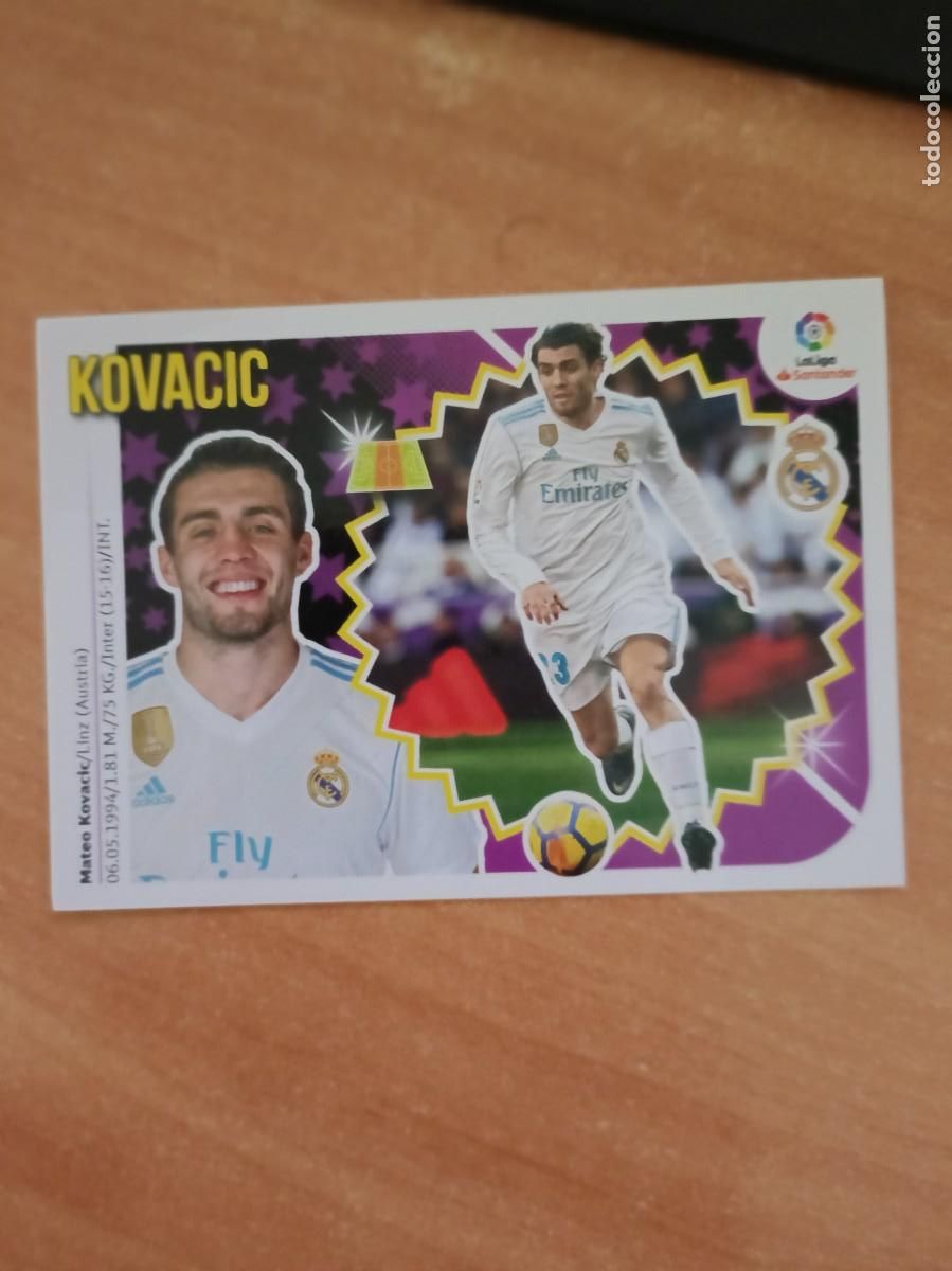 Coleccionismo cromos antiguos: kovacic, liga 2018 19. - Foto 1