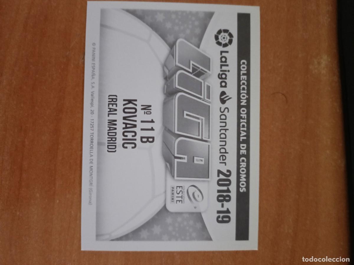 Coleccionismo cromos antiguos: kovacic, liga 2018 19. - Foto 2