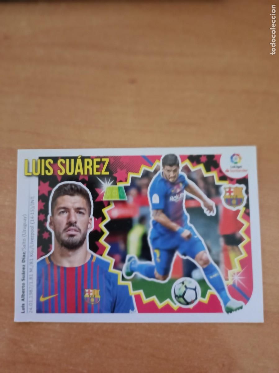 Coleccionismo cromos antiguos: luis suarez liga 2018 19 - Foto 1
