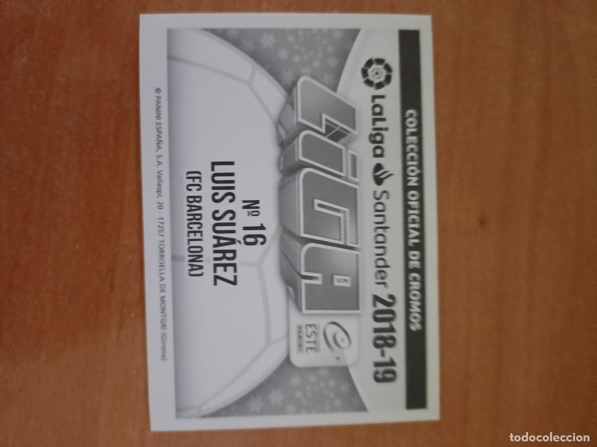 Coleccionismo cromos antiguos: luis suarez liga 2018 19 - Foto 2