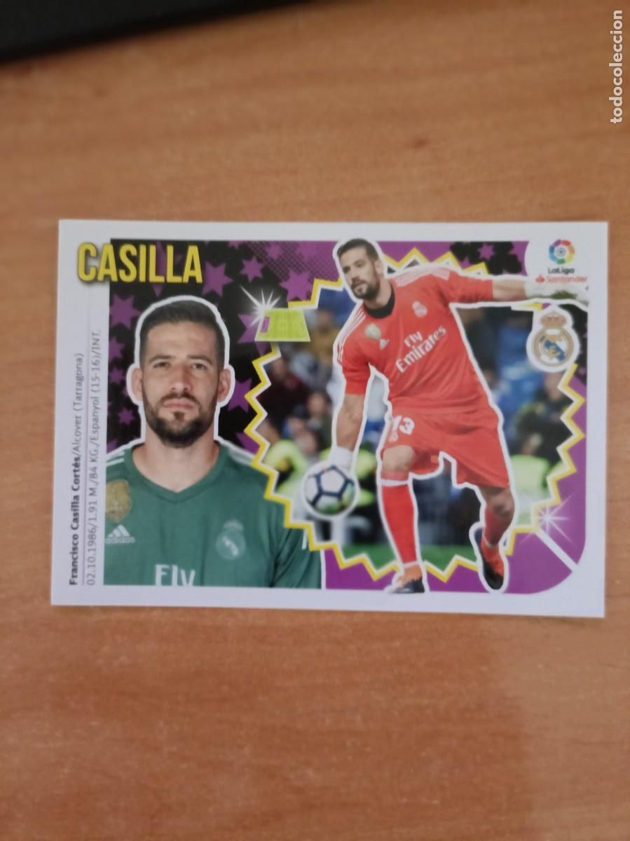 Coleccionismo cromos antiguos: casilla, liga 2018 19. - Foto 1