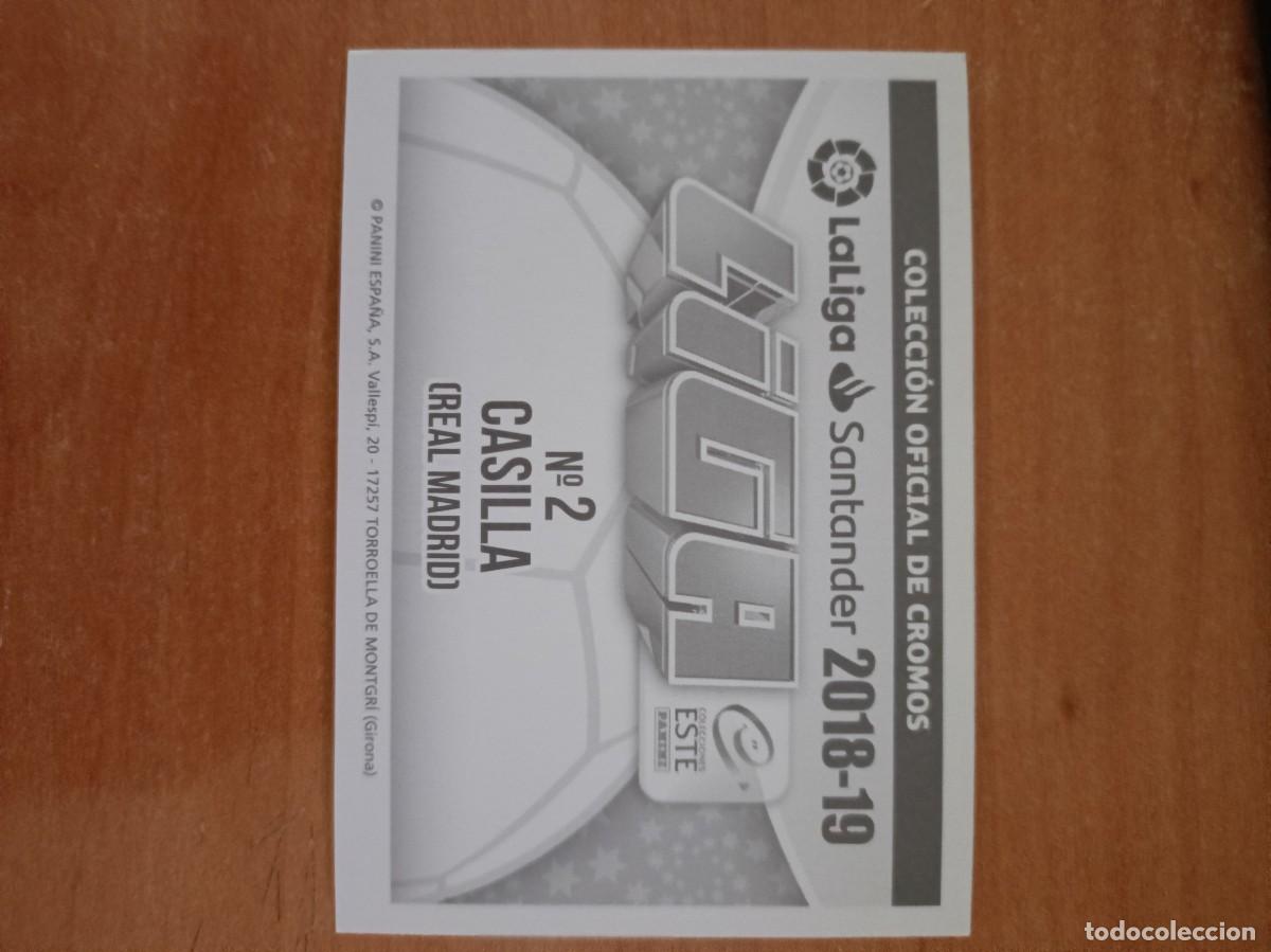 Coleccionismo cromos antiguos: casilla, liga 2018 19. - Foto 2