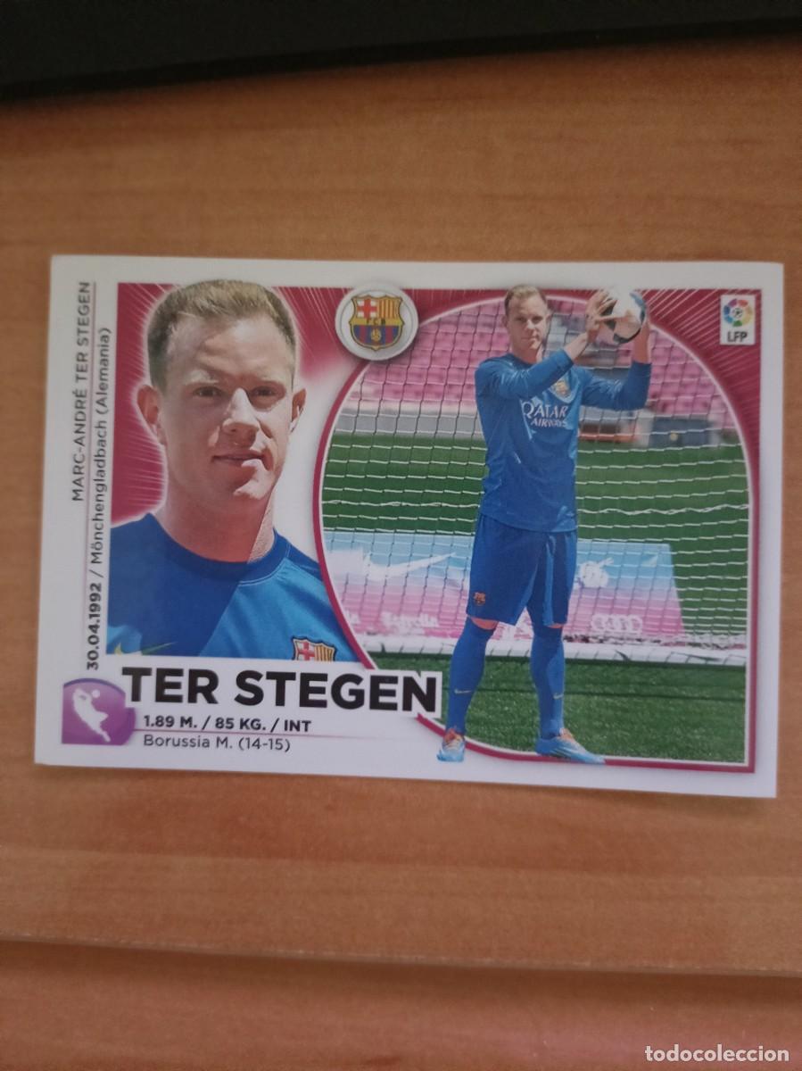 Coleccionismo cromos antiguos: ter stegen liga 14 15 - Foto 1