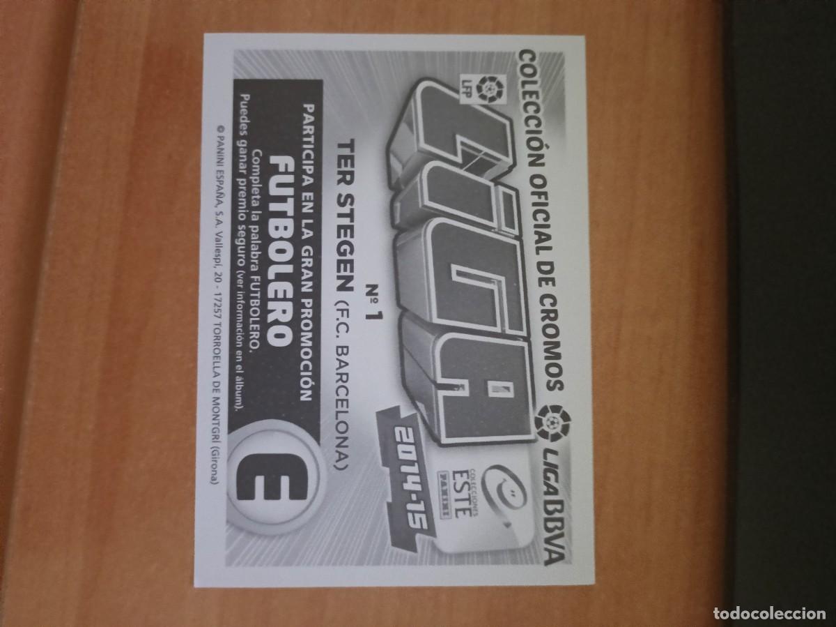 Coleccionismo cromos antiguos: ter stegen liga 14 15 - Foto 2