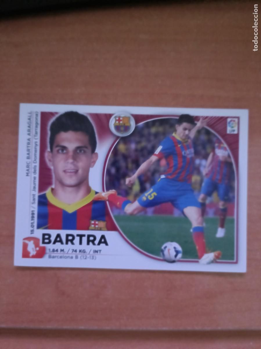 Coleccionismo cromos antiguos: bartra liga 14 15, cromo - Foto 1