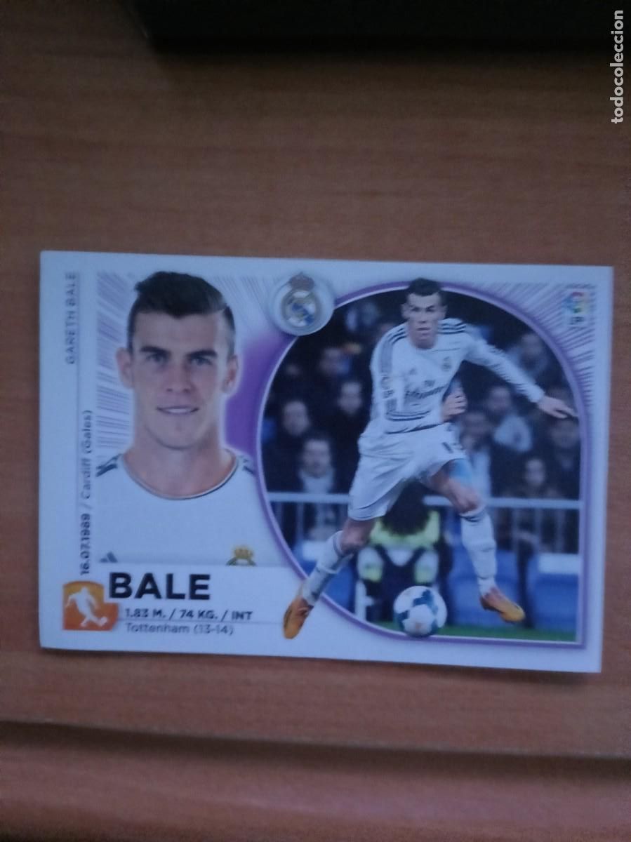 Coleccionismo cromos antiguos: bale liga 14 15, cromo - Foto 1