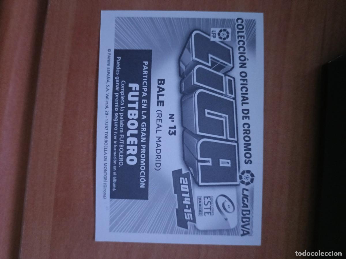 Coleccionismo cromos antiguos: bale liga 14 15, cromo - Foto 2