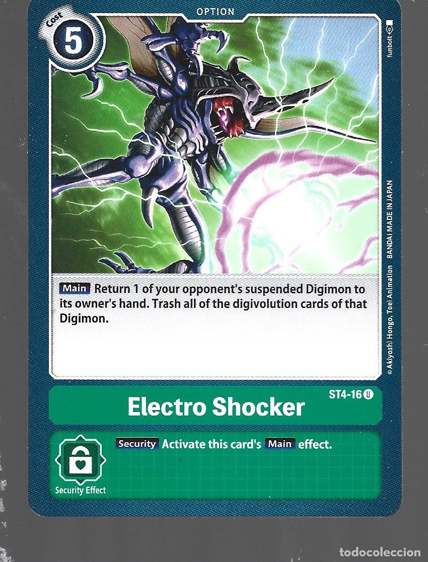 Coleccionismo Cromos antiguos: CROMO DE BONITA DE DIGIMON CARDAME JAPAN ELECTRO SHOCKER