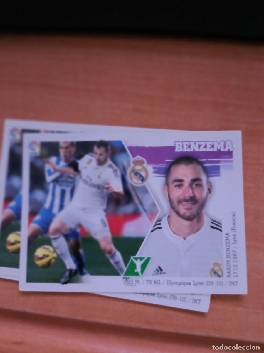 Coleccionismo cromos antiguos: benzema, liga 2015 16. - Foto 1