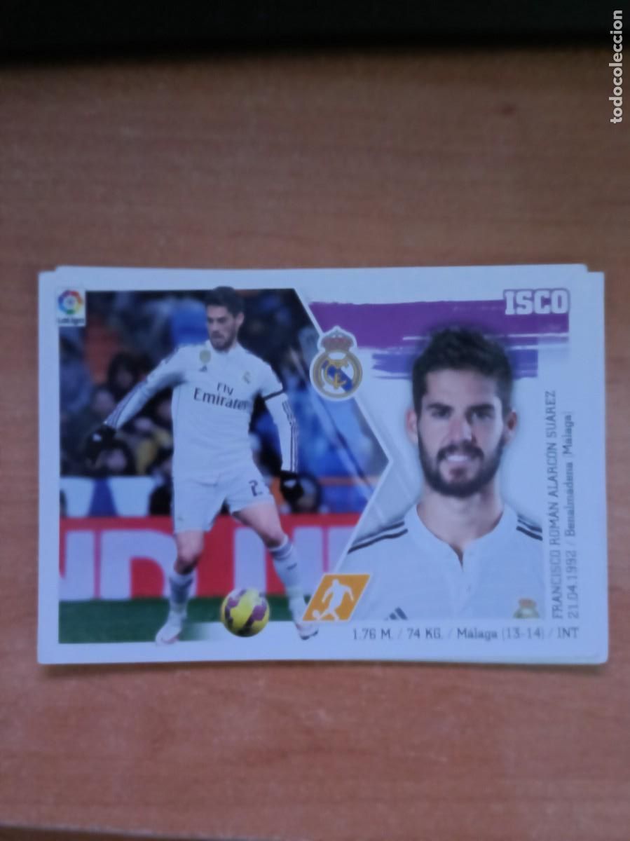 Coleccionismo cromos antiguos: isco, liga 2015 16. cromo - Foto 1