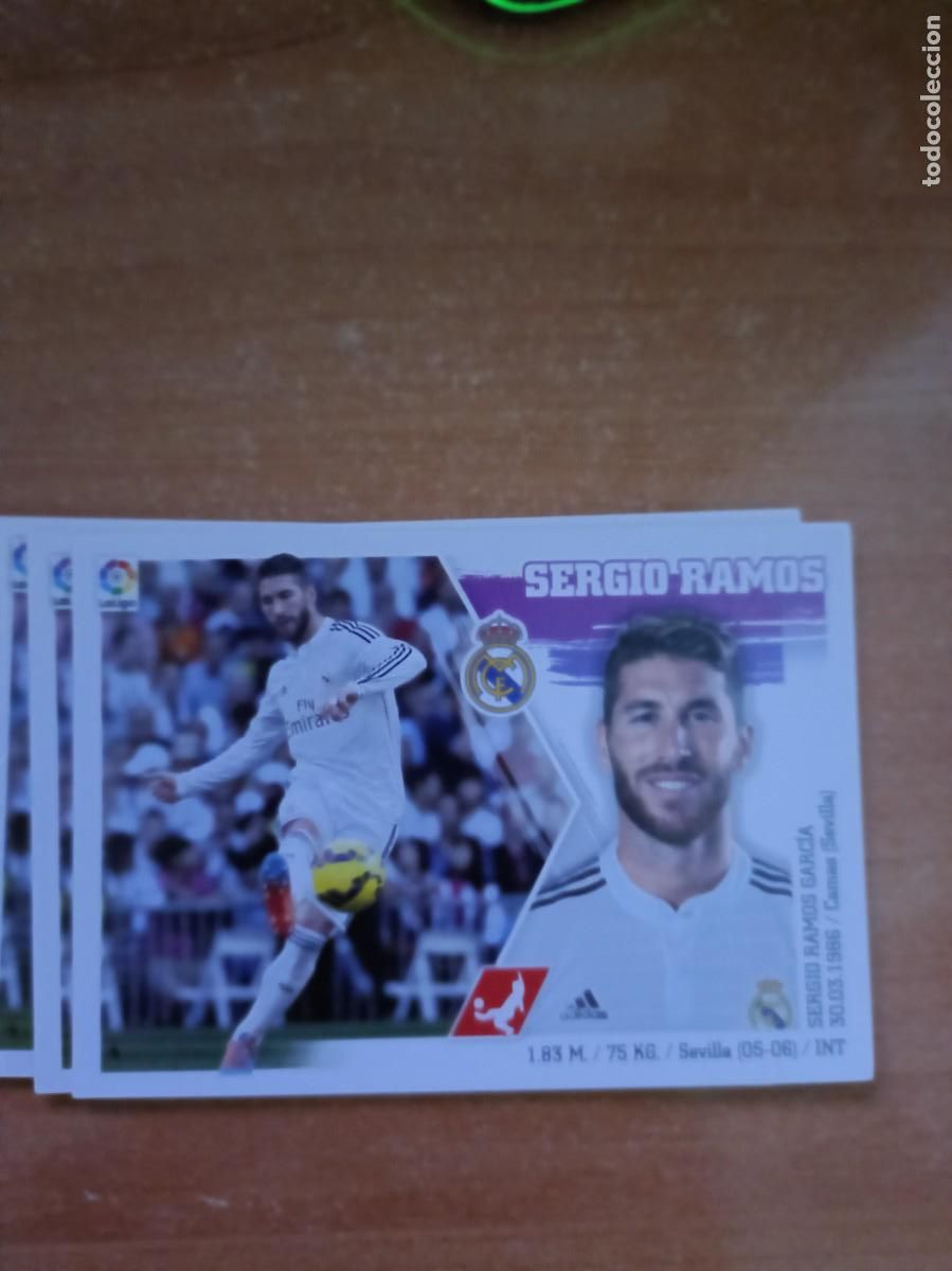 Coleccionismo cromos antiguos: sergio ramos, liga 2015 16. - Foto 1