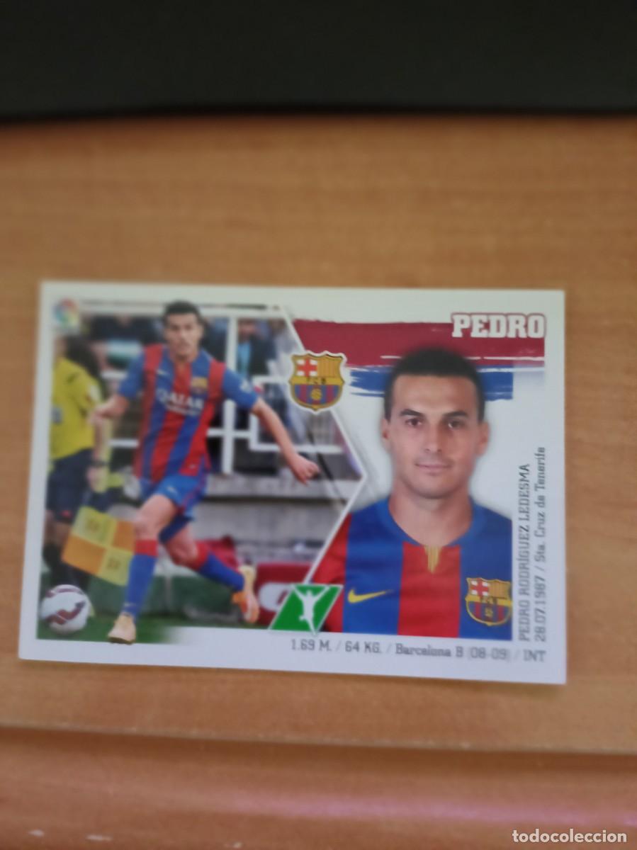 Coleccionismo cromos antiguos: pedro, liga 2015 16.. - Foto 1