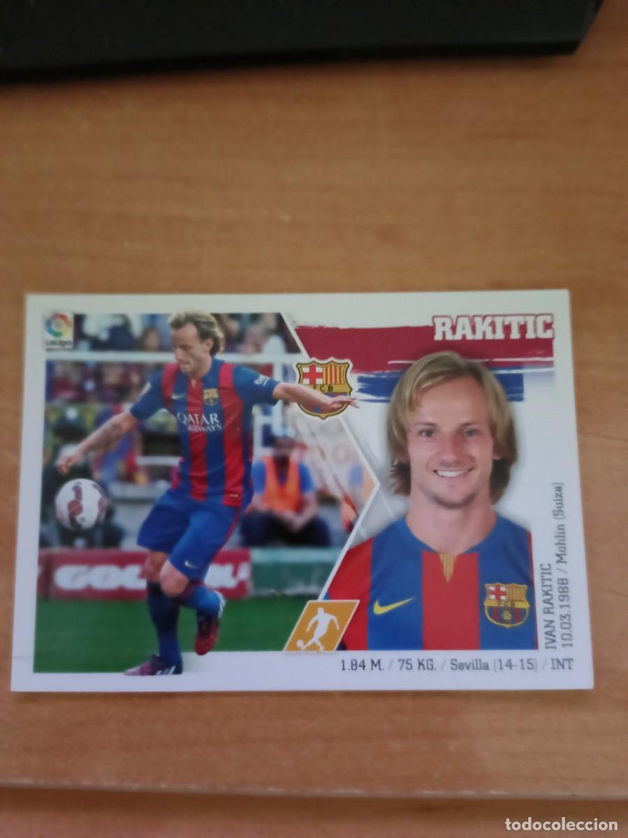 Coleccionismo cromos antiguos: rakitic, liga 2015 16. - Foto 1