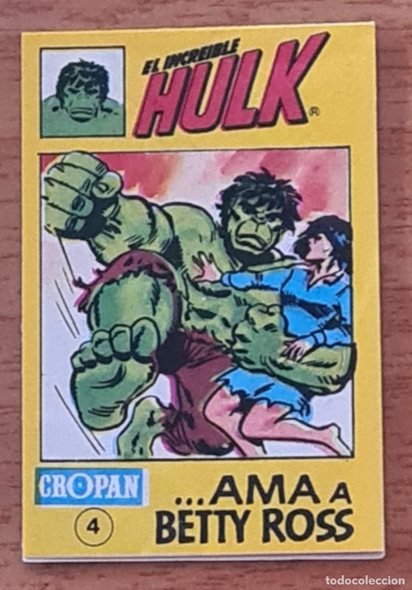 Coleccionismo cromos antiguos: CROPAN mini comic El Increible HULK n&ordm; 4 (1981) - Foto 1