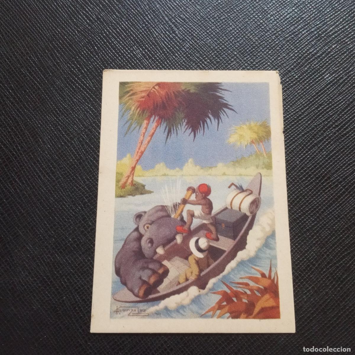 Sammeln alte Sammelbilder: 11 AVENTURAS DE DICK EN AFRICA CENTRAL CROMO CHOCOLATES CARAMELOS FRADERAS MATARO - CC7 B