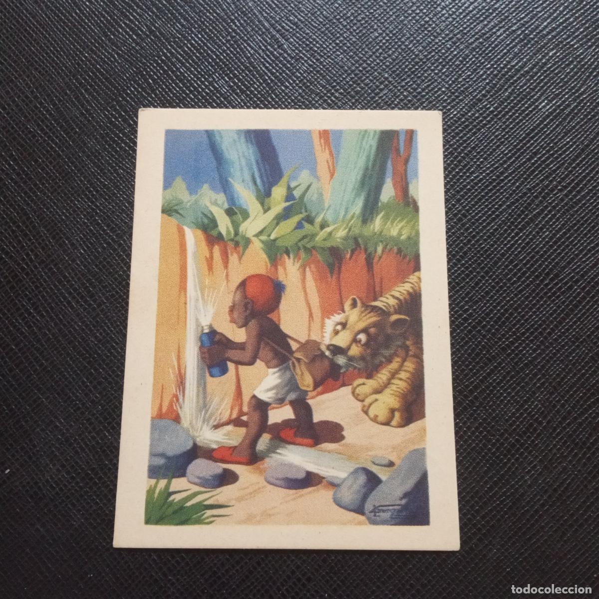 Sammeln alte Sammelbilder: 22 AVENTURAS DE DICK EN AFRICA CENTRAL CROMO CHOCOLATES CARAMELOS FRADERAS MATARO - CC7