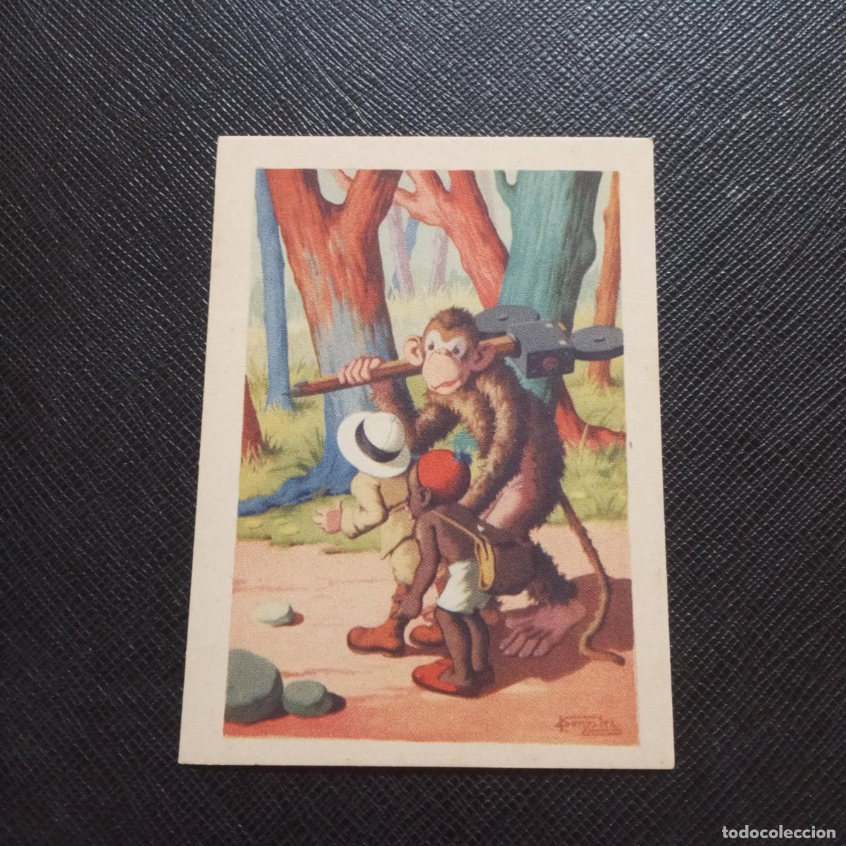 Sammeln alte Sammelbilder: 27 AVENTURAS DE DICK EN AFRICA CENTRAL CROMO CHOCOLATES CARAMELOS FRADERAS MATARO - CC7