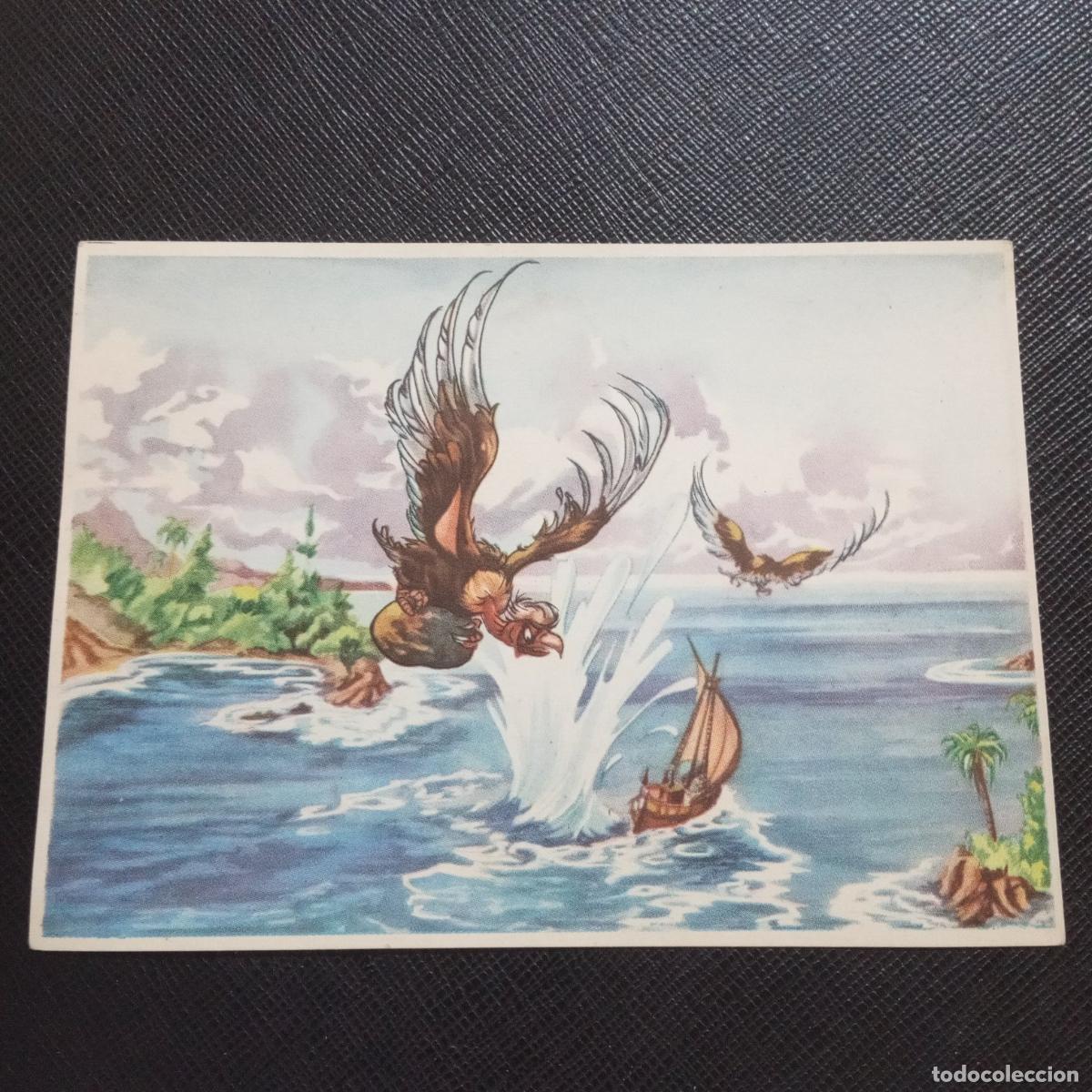 Sammeln alte Sammelbilder: 48 HISTORIA DE SINDBAB EL MARINO CROMO DESAYUNO ANA - CC9 SB19