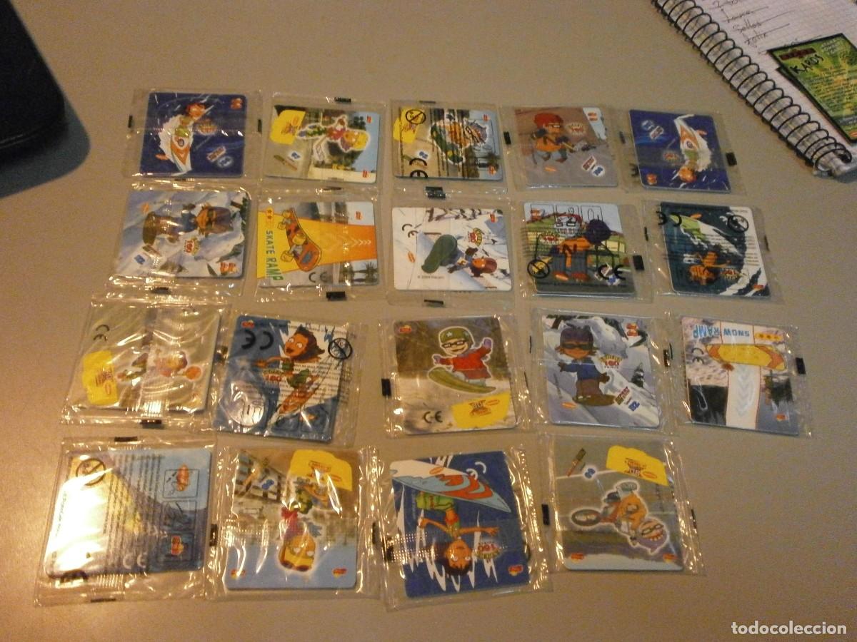 Coleccionismo cromos antiguos: cromos matutano sobres sin abrir 2004 nickelodeon - Foto 1