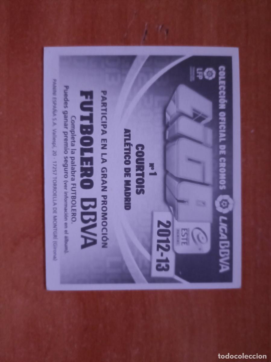 Coleccionismo cromos antiguos: courtois, liga 2012 13 - Foto 2