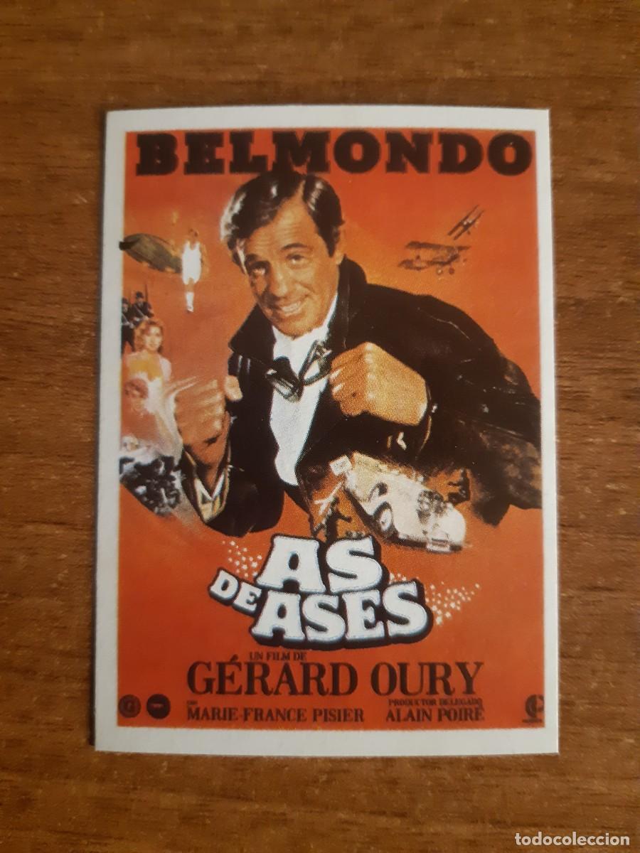 Collectable Antique Stickers: N&deg;65 BELMONDO &rdquo;AS DE ASES&rdquo; COLECCI&Oacute;N S&Uacute;PER &Eacute;XITO ED. MAGA 1984. NUNCA PEGADO