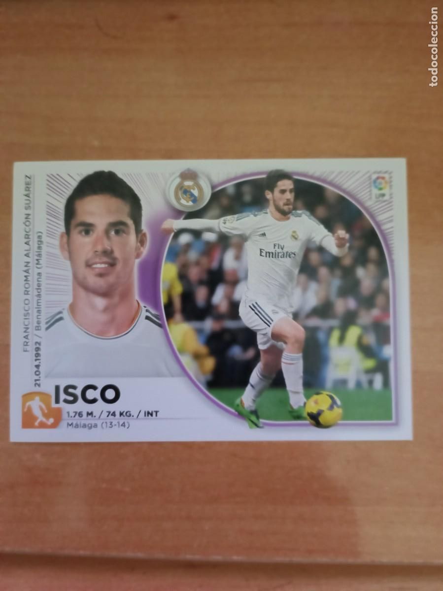 Coleccionismo cromos antiguos: isco, liga 2014 15. cromo - Foto 1