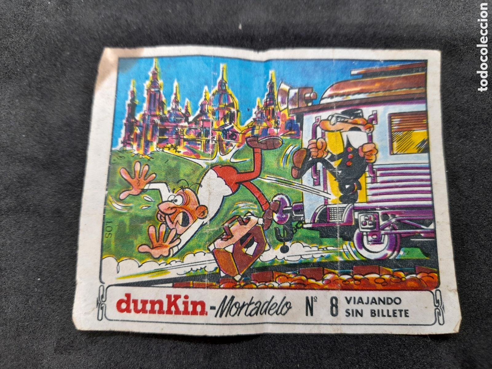 Coleccionismo cromos antiguos: DUNKIN. CROMO MORTADELO. NUM.8 - Foto 1