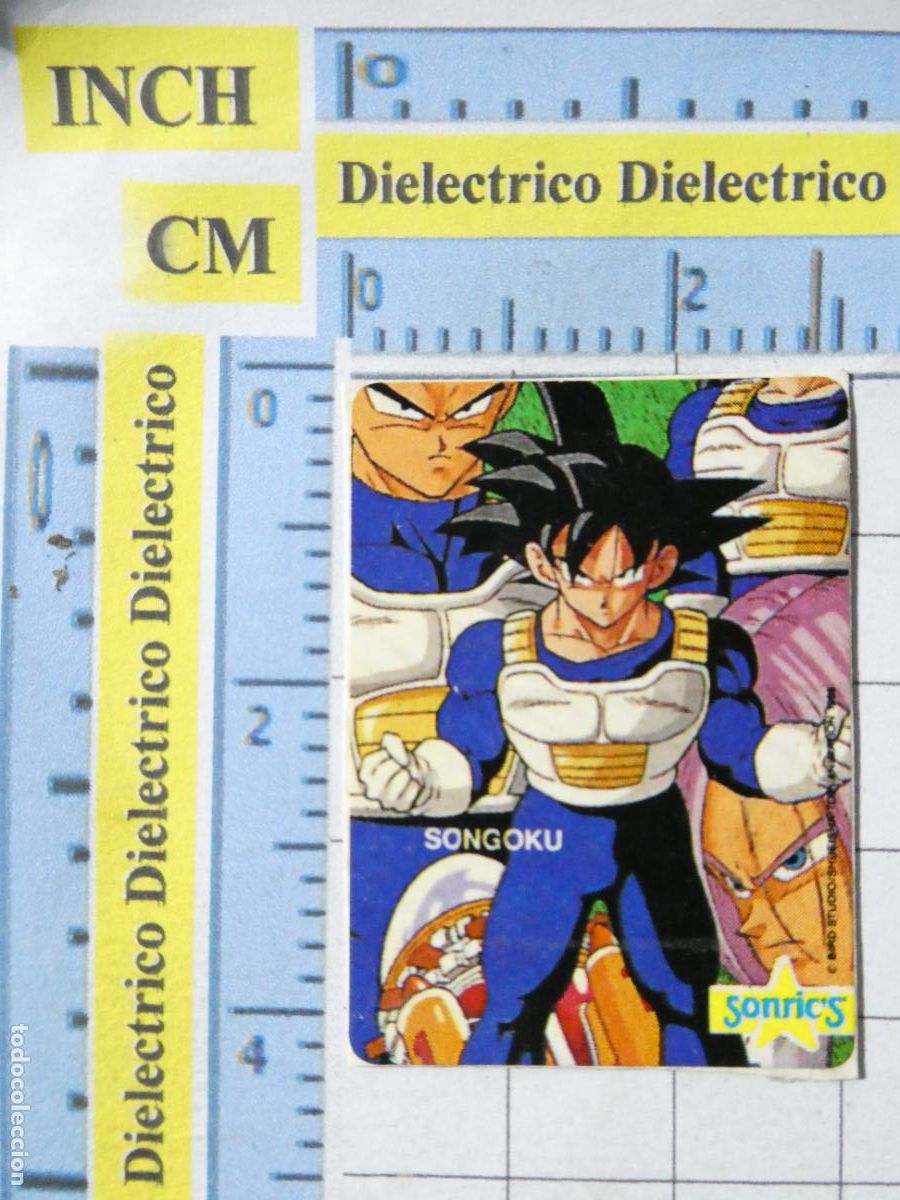 Sammeln alte Sammelbilder: CROMO CROMITO PEGATINA DE CHUCHER&Iacute;AS CHICLES SONRICS BOLA DE DRAG&Oacute;N DRAGONBALL. SONGOKU 19