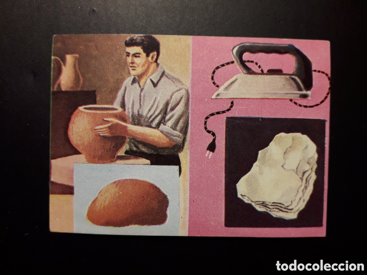 Coleccionismo cromos antiguos: LA ARCILLA, ALBUM ENCICLOP&Eacute;DICO N&deg; 34 ED FHER 1967 SIN PEGAR. FOTOS PEDIDO M&Iacute;NIMO 3&euro;