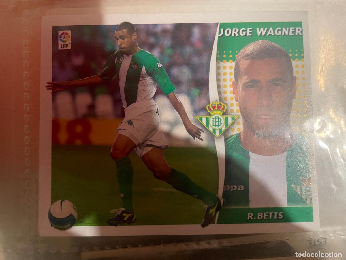 Coleccionismo Cromos antiguos: Jorge Wagner BETIS Coloca LIGA ESTE 2006 2007 06 07