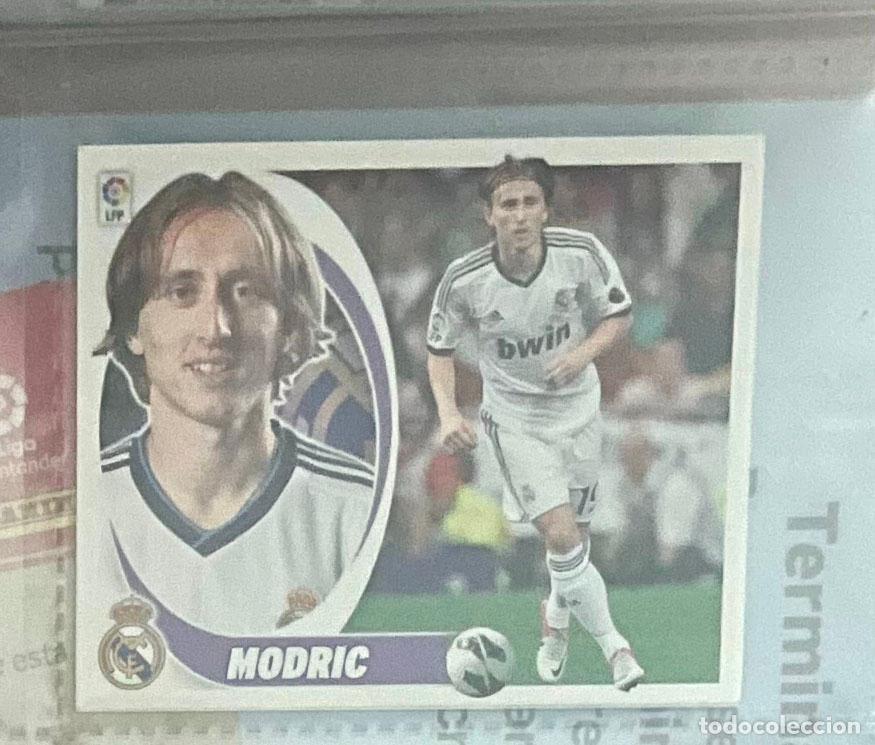 Coleccionismo Cromos antiguos: Modric (Real Madrid) &Uacute;LTIMOS FICHAJES 45 LIGA ESTE 2012 2013 12 13