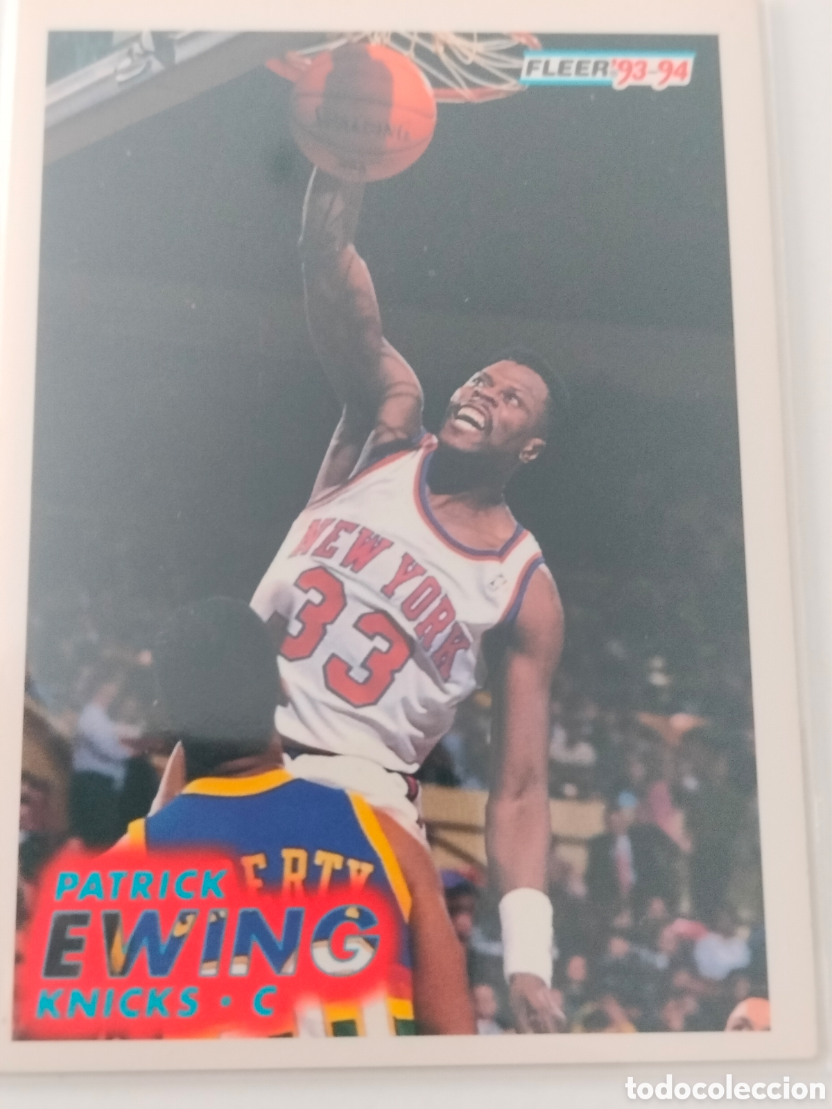 Coleccionismo cromos antiguos: NBA CARD Fleer 93-94. Cromo 141 Patrick Ewing - Foto 1