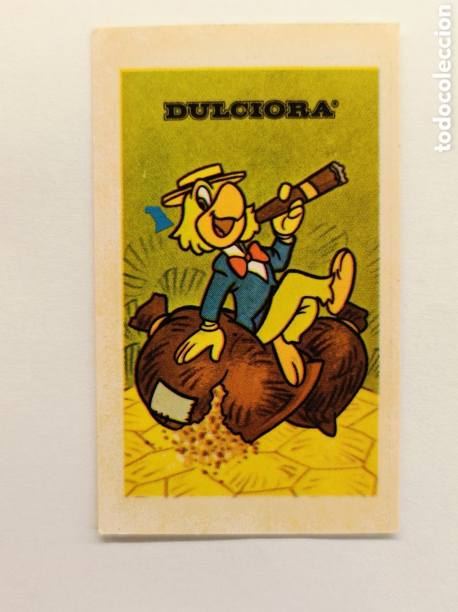 Coleccionismo Cromos antiguos: CROMO MASKY DISNEY DULCIORA A&Ntilde;O 1980 DIFICIL DE CONSEGUIR