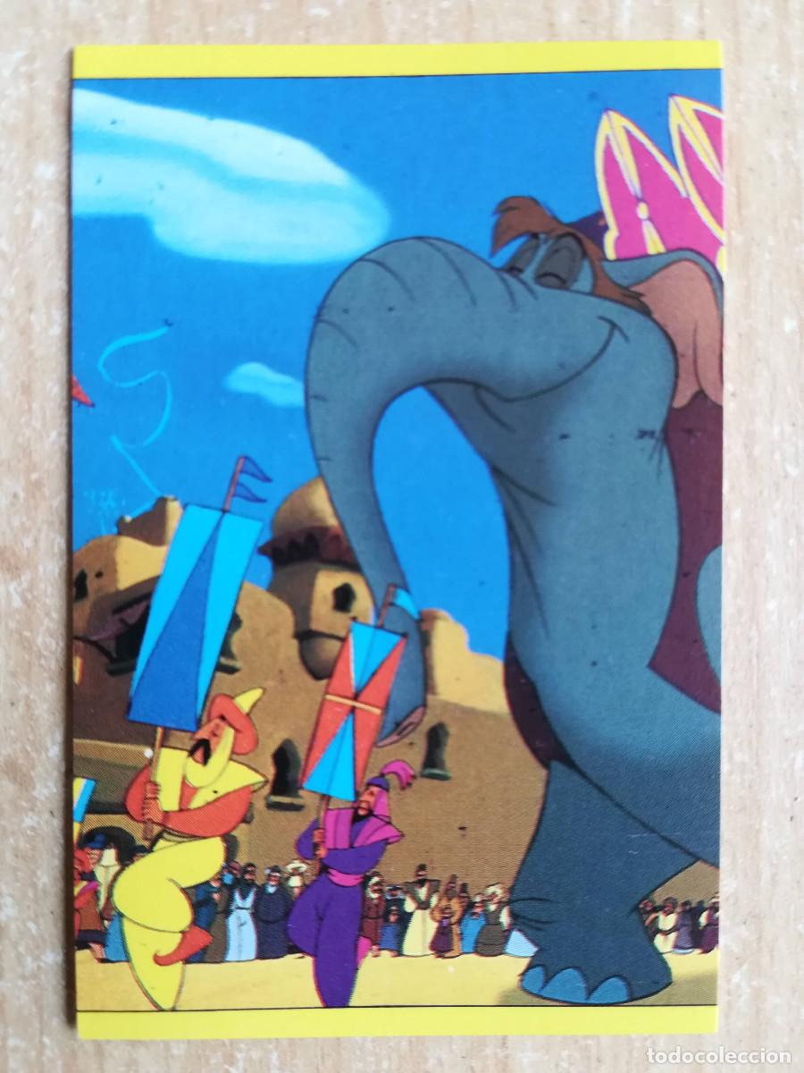 Coleccionismo Cromos antiguos: Cromo Aladd&iacute;n Disney N&ordm; 136 nunca pegado - Panini 1993.