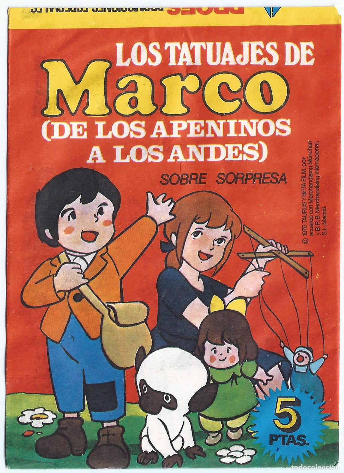 Coleccionismo Cromos antiguos: Los tatuajes de Marco - Taurus y Betafilm - Proes - Ediciones Anceo (1977)