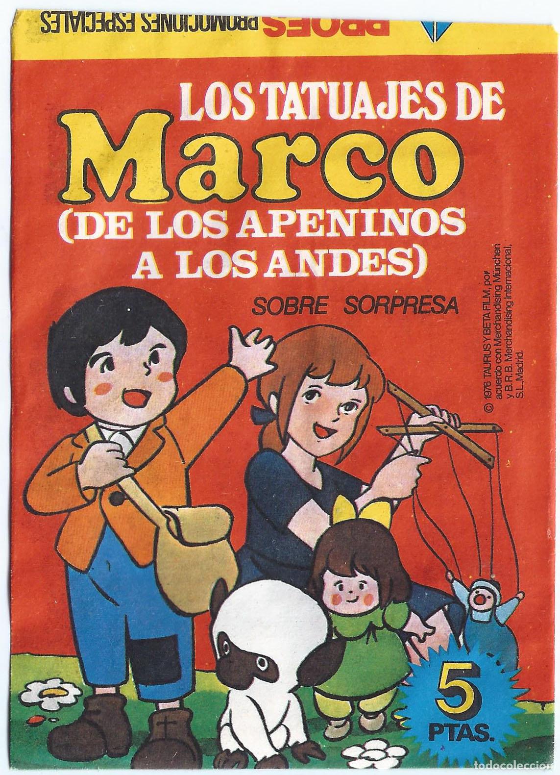 Coleccionismo Cromos antiguos: Los tatuajes de Marco - Taurus y Betafilm - Proes - Ediciones Anceo (1977)