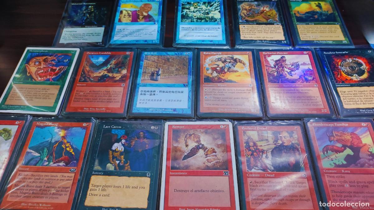 Coleccionismo cromos antiguos: Magic the gathering booster Repack - Foto 6