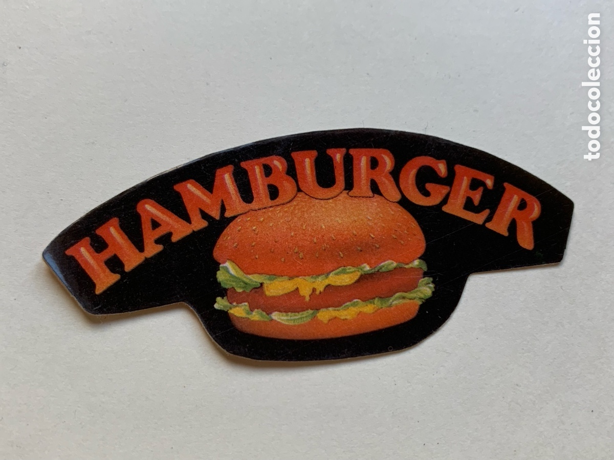 Coleccionismo Cromos antiguos: Pegatina. PANRICO. a&ntilde;os 80. HAMBURGER