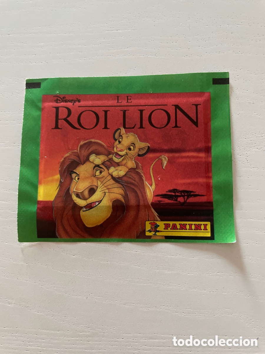 Coleccionismo cromos antiguos: Sobre de cromos sin abrir EL REY LEON - Foto 1
