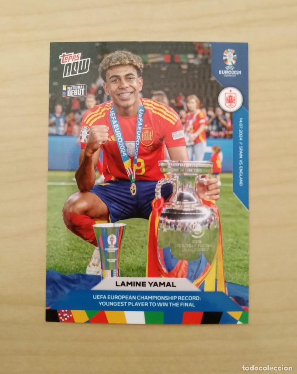 Coleccionismo Cromos antiguos: TOPPS EURO NOW - LAMINE YAMAL