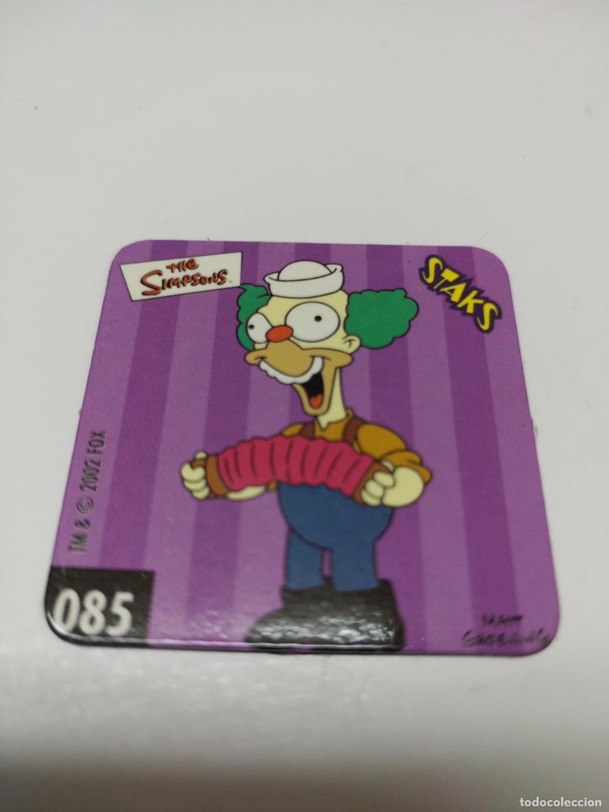 Coleccionismo cromos antiguos: IMAN STAKS THE SIMPSONS N&ordm; 85 ( PANINI ) - Foto 1