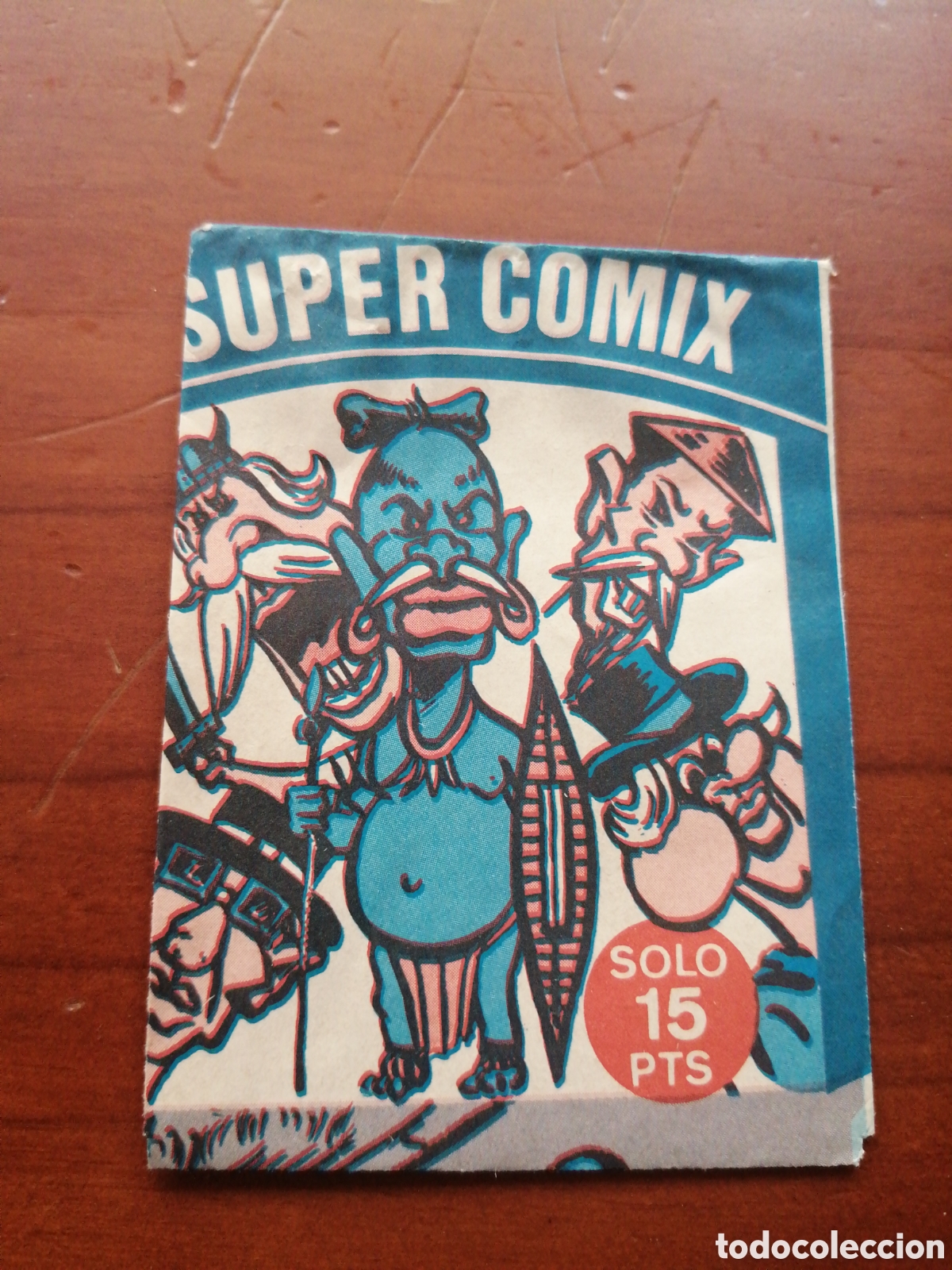 Coleccionismo Cromos antiguos: SOBRE CROMO CROMOS SUPER COMIX VACIO ABIERTO
