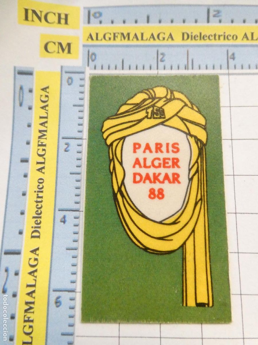 Coleccionismo Cromos antiguos: CROMO CROMITO PASTELITOS PHOSKITOS? RALLY RALLYE PARIS ALGER DAKAR 1988 ARGELIA SENEGAL. 53